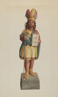 Cigar Store Indian, c. 1938.