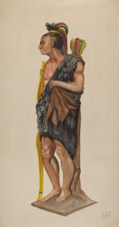 Cigar Store Indian, c. 1939.