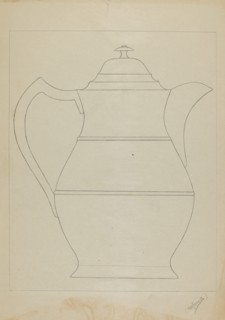 Covered Water Pitcher, 1936.