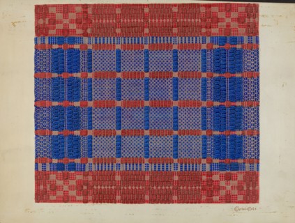 Coverlet (Section), c. 1937.