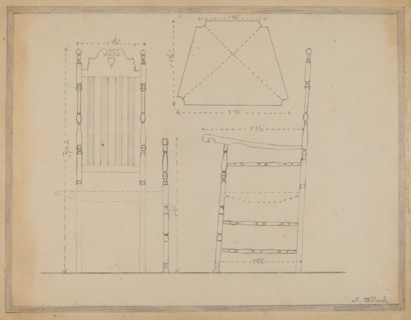 Drawing of Chair, 1935/1942.