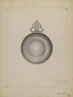 Pewter Porringer, 1935/1942.
