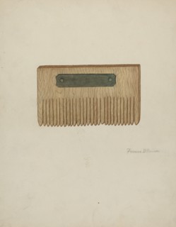 Shaker Seed Comb, 1935/1942.