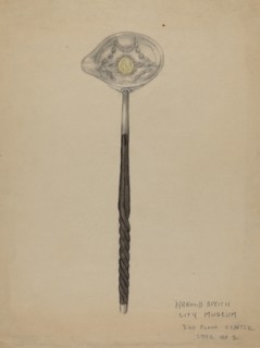 Silver Punch Ladle, c. 1936.