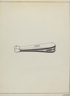 Silver Sugar Tongs, c. 1936.