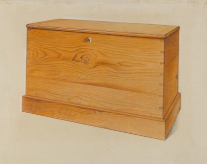 Small Shaker Chest, c. 1937.