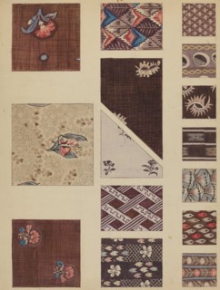 Textile from Quilt, c. 1937.