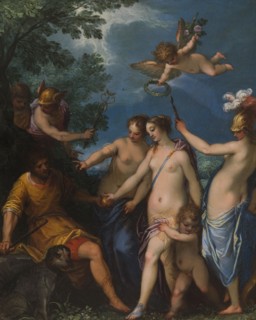 The Judgment of Paris, 1597.