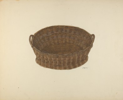 Zoar Sewing Basket, c. 1938.