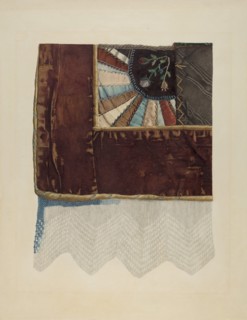 Crazy Quilt: Detail, c. 1942.