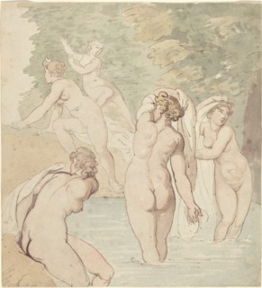 Diana and Her Nymphs Bathing.