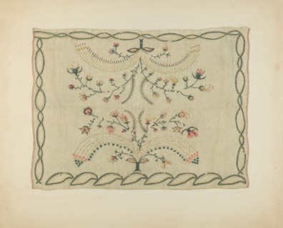 Embroidered Blanket, c. 1939.