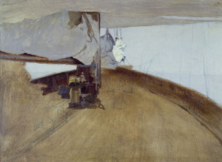 Foredeck of the Alda, c.1905.