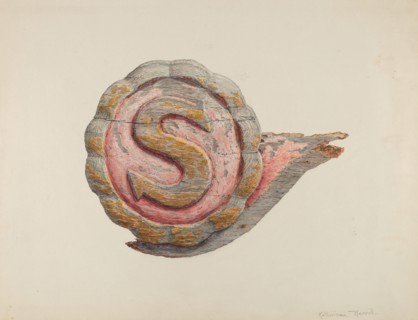 Insignia Letter "S", c. 1939.