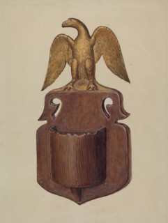 Match Case for Wall, c. 1938.