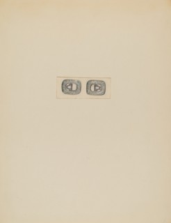 Men's Stock Buckles, c. 1936.