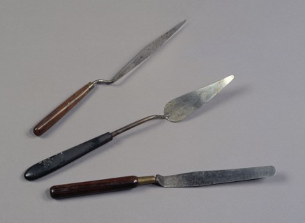 Painting knives, before 1932.