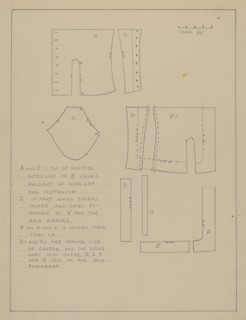 Pattern for Spats, 1935/1942.