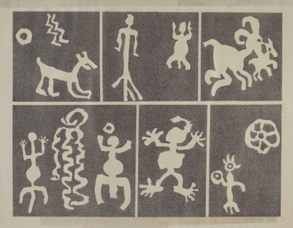 Petroglyph Design, 1935/1942.