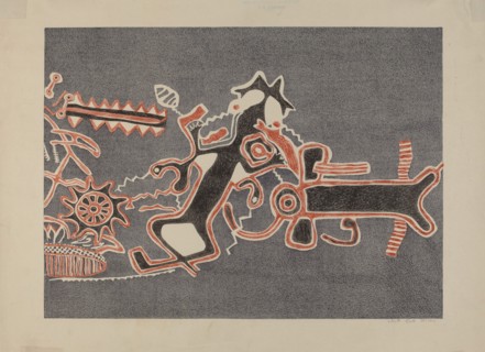 Petroglyph Design, 1935/1942.