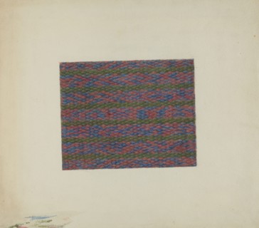 Shaker Rug (Detail), c. 1936.