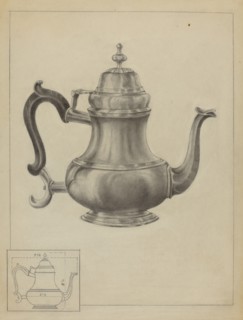 Silver Coffee Pot, 1935/1942.