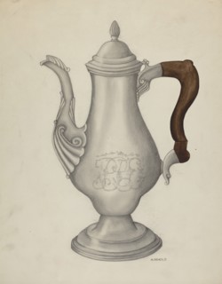 Silver Coffee Pot, 1935/1942.