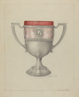Silver Spoon Holder, c. 1936.