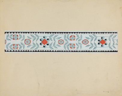 Wall Paper Border, 1935/1942.