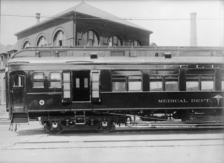 Army, U.S, Hospital Car, 1917.