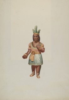 Cigar Store Indian, 1935/1942.