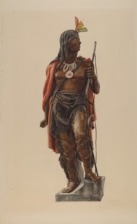 Cigar Store Indian, 1935/1942.