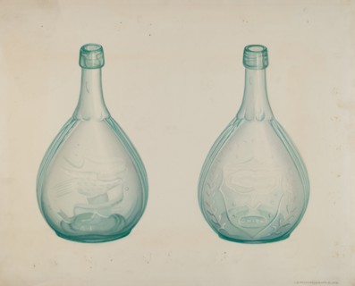 Green Whiskey Bottle, c. 1941.