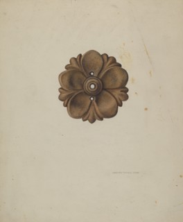Ornamental Iron Rosette, 1938.