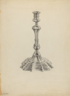Silver Candlestick, 1935/1942.