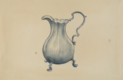 Silver Cream Pitcher, c. 1936.