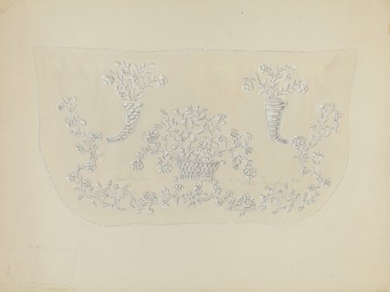 Stuffed Bureau Cover, c. 1936.