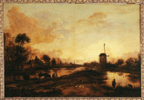 Sunset over the Issel, c.1645.
