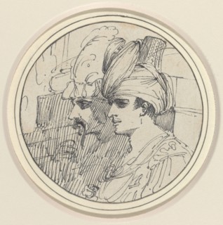 Two Oriental Heads, 1770/1775.