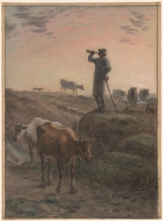 Calling Home the Cows, c. 1866.