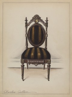 Chair (one of a pair), c. 1936.