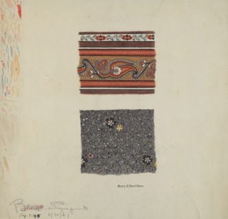 Cotton Antique Prints, c. 1941.