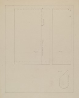 Pattern for a Dress, 1935/1942.