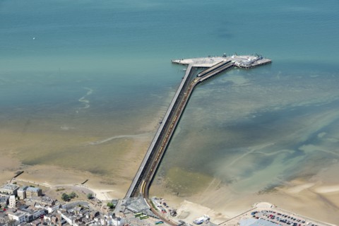 Ryde Pier, Isle of Wight, 2020.