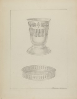 Silver Glass Holder, 1935/1942.