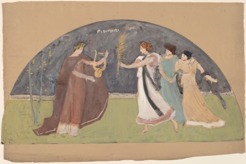 Study for a Lunette, 1890/1897.
