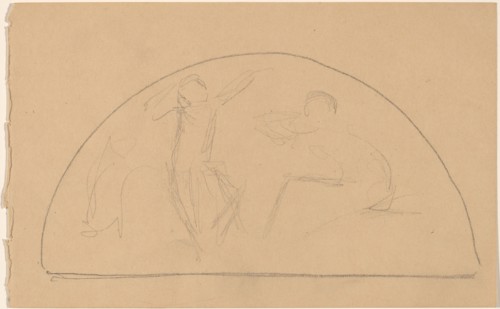 Study for a Lunette, 1890/1897.