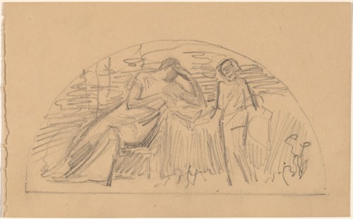 Study for a Lunette, 1890/1897.