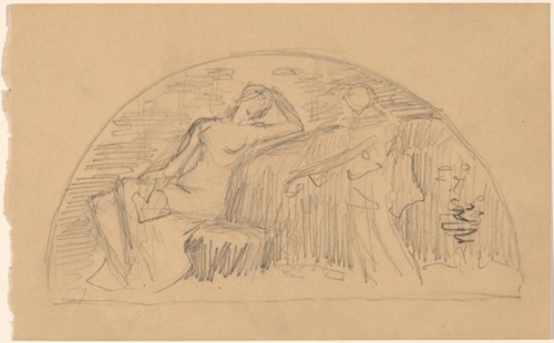 Study for a Lunette, 1890/1897.