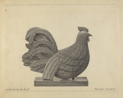 Weather Vane - Cock, 1935/1942.